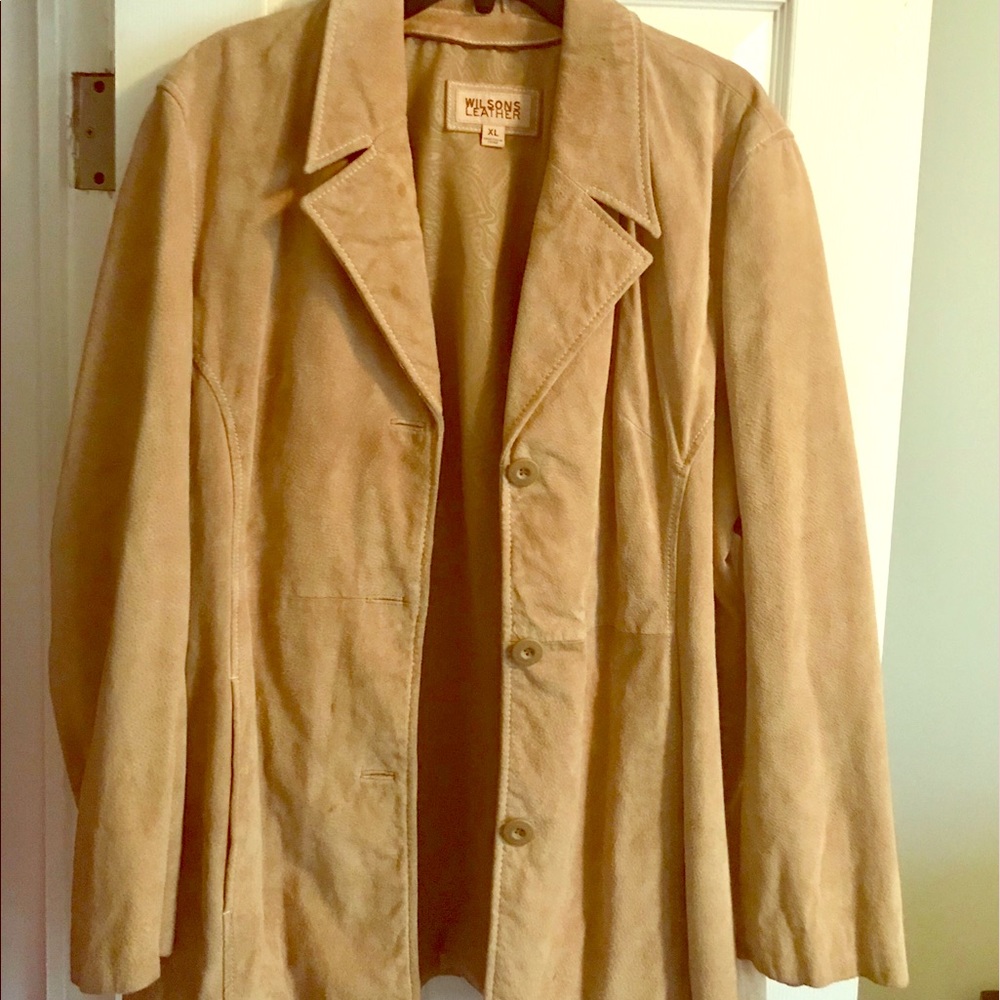 Suede blazer